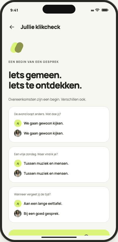 Een aanleiding voor een hé.